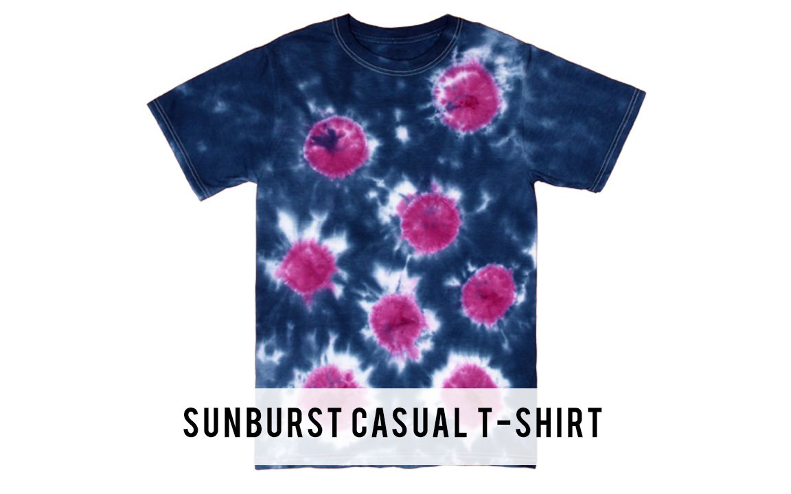 Sunburst casual t-shirt