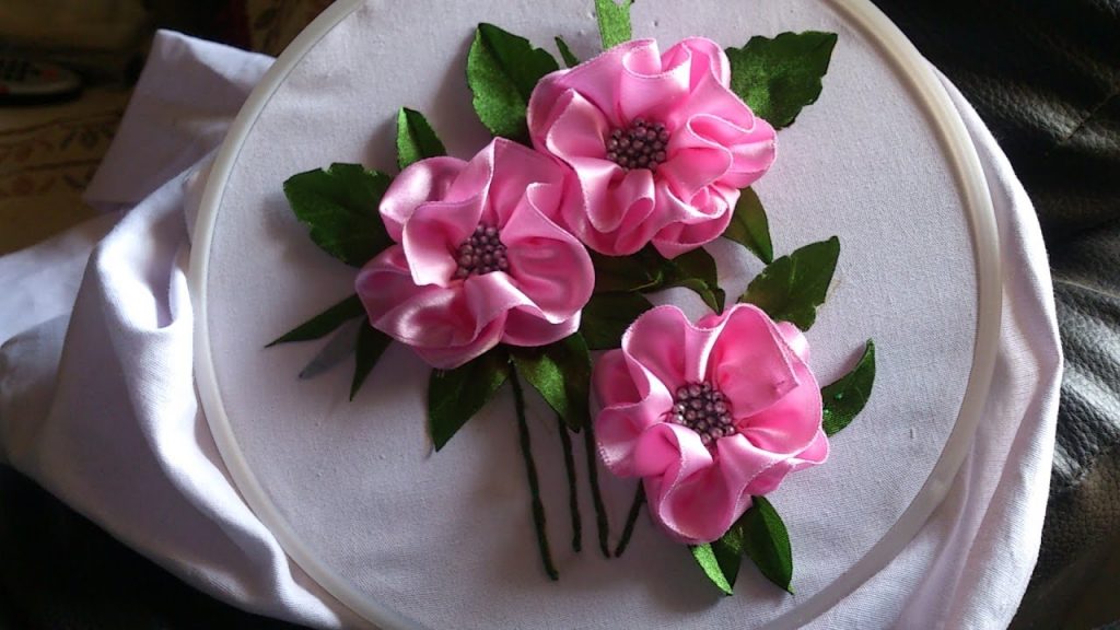 3 Types of Ribbon Embroidery Flowers You Can Make Hunar Online