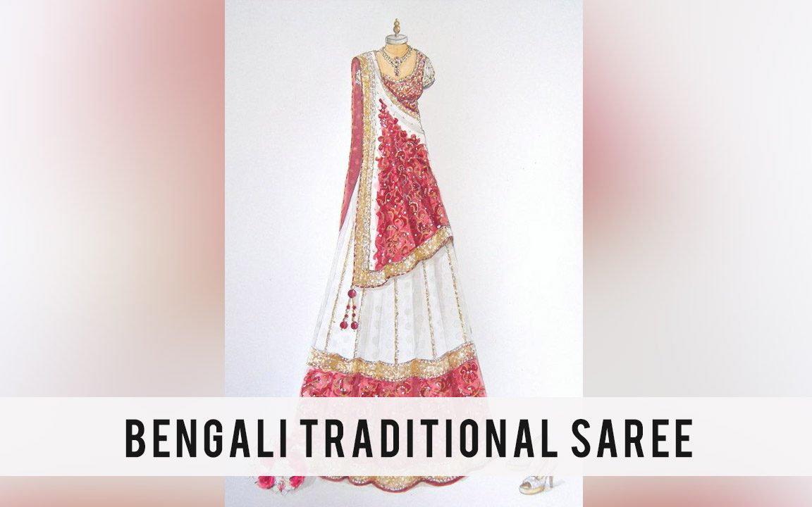 Girl Wearing a saree | Fashion art illustration, Fashion illustration  collage, Fashion illustration sketches