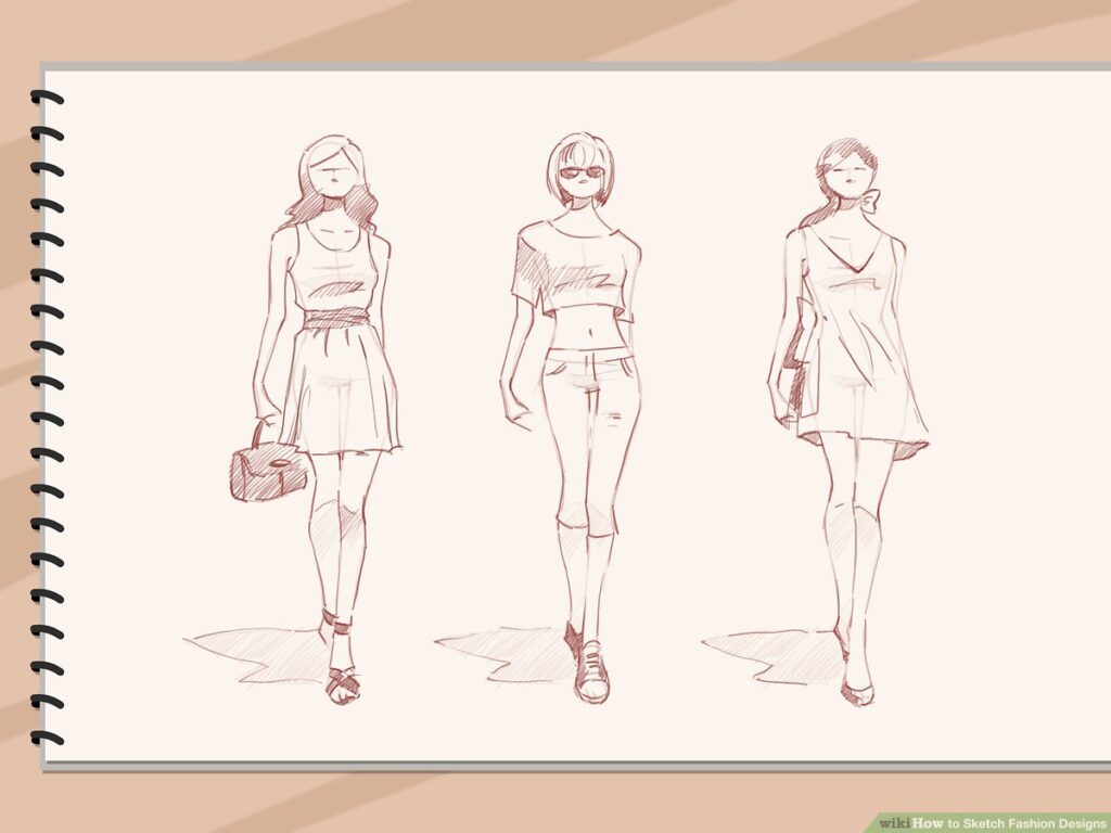 online fashion sketchbook free sketch pads