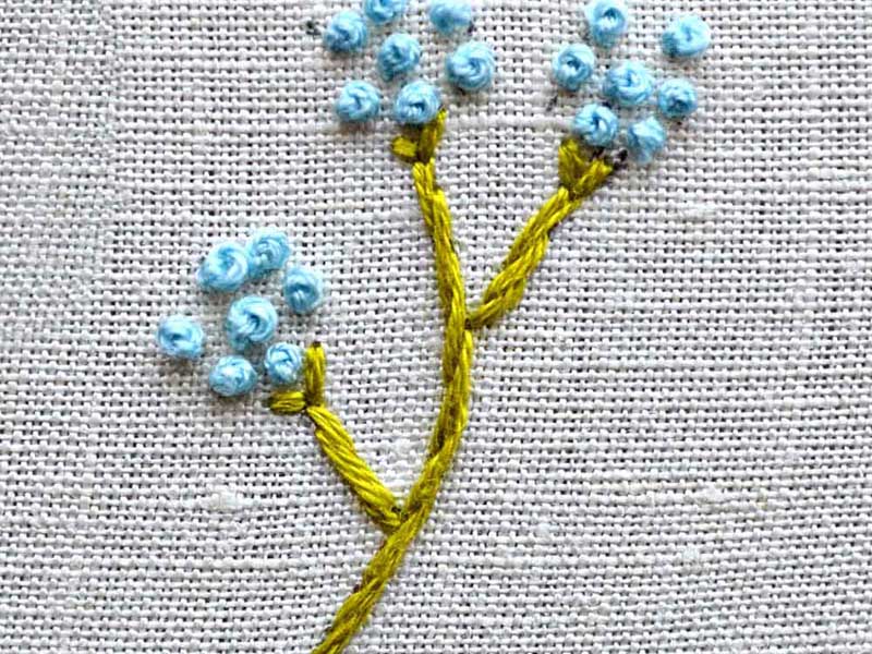 french knot embroidery course