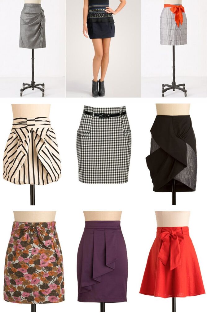 high waisted skirts