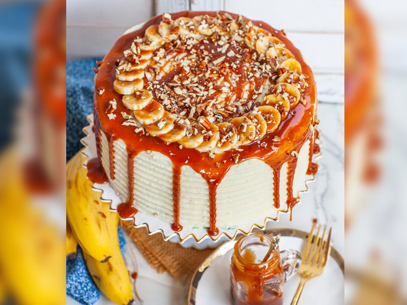 delicious banana cake