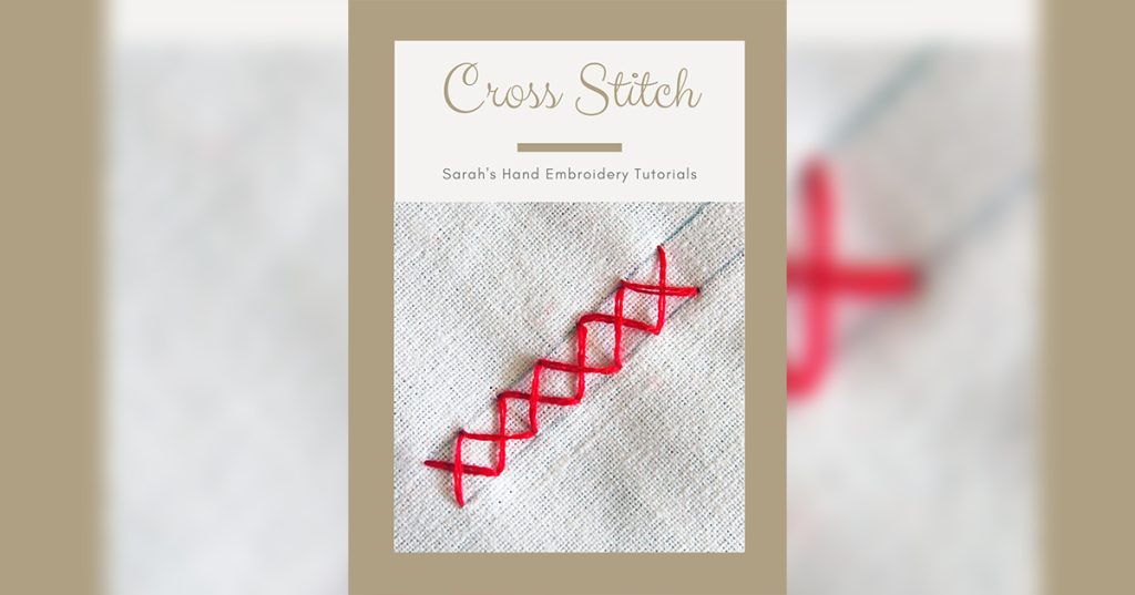 How to do the Feather Stitch - Sarah's Hand Embroidery Tutorials
