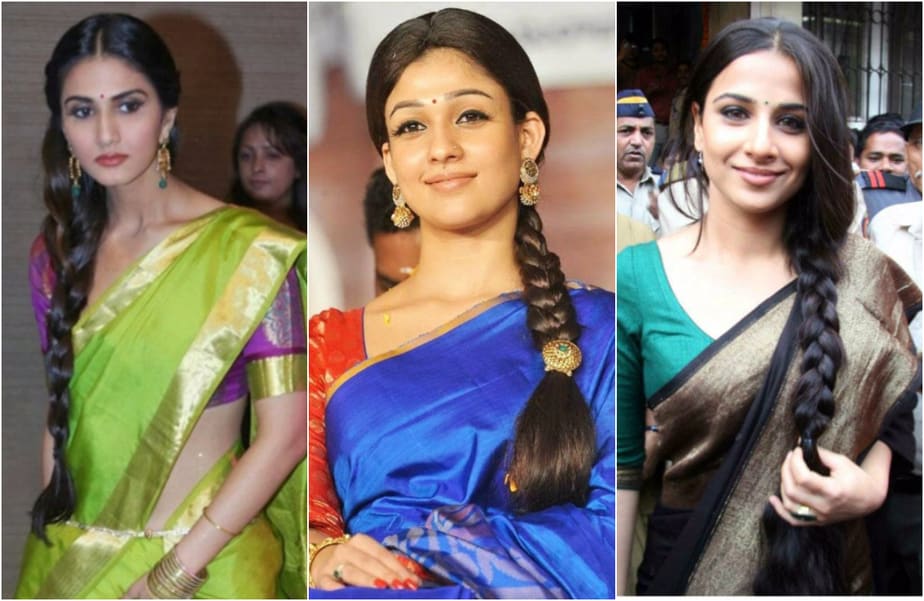 What are the best hairstyles for wearing an Indian wedding saree? - Quora